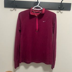 Nike Dri-Fit Long Sleeve Quarter Zip - M